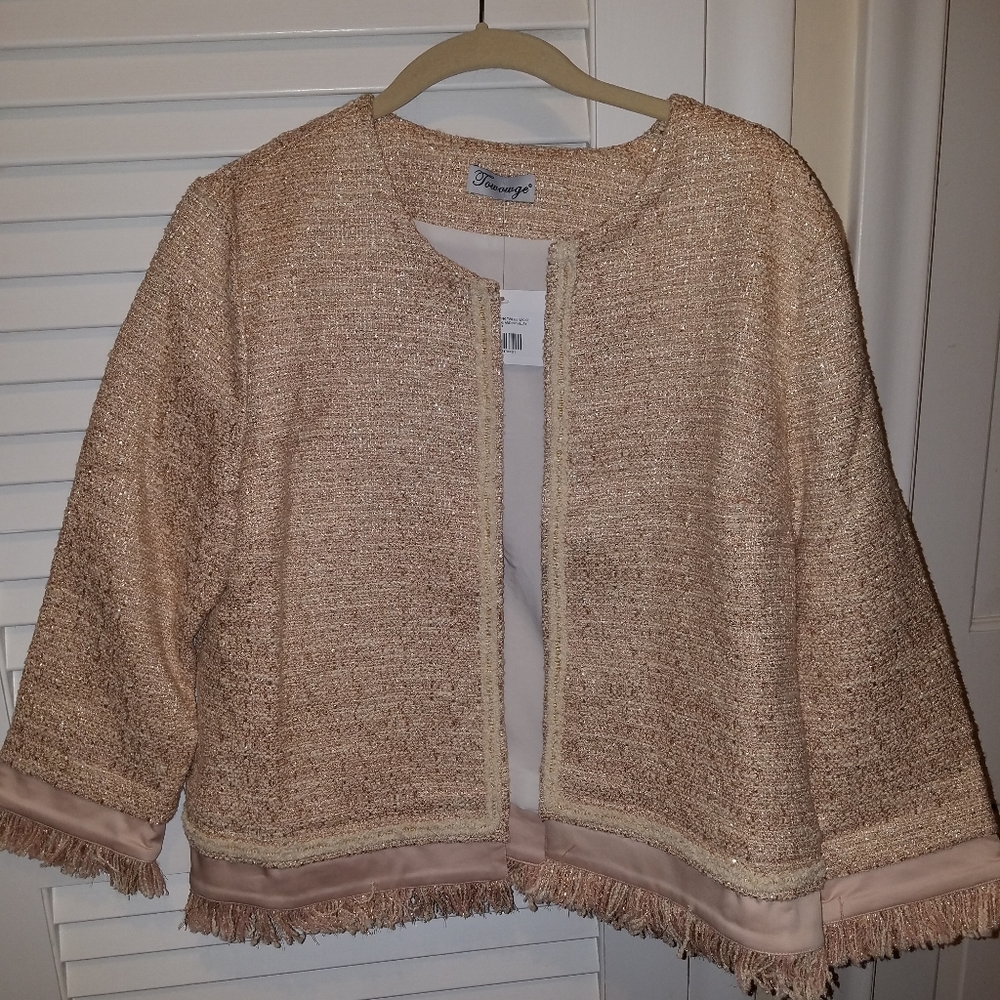 Towowge Pink Tweed Jacket